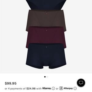 Victoria’s Secret Smooth Mixed Silhouette Period Panties Shortie Cut- Size M